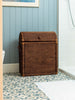 Chest Rattan Laundry Basket, Teak Bath