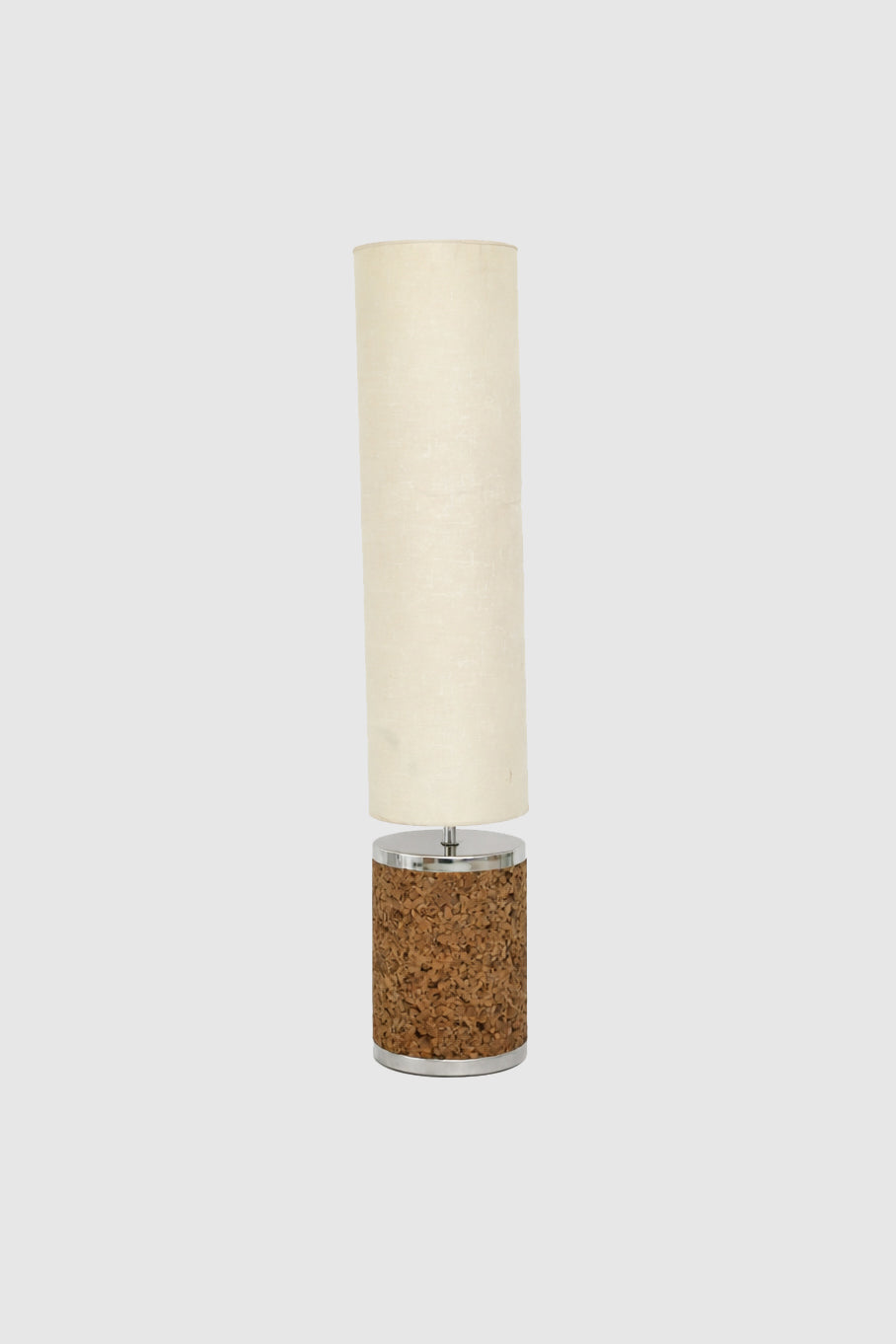 Chrome & Cork Floor Lamp Floor Lamps