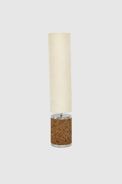 Chrome & Cork Floor Lamp Floor Lamps