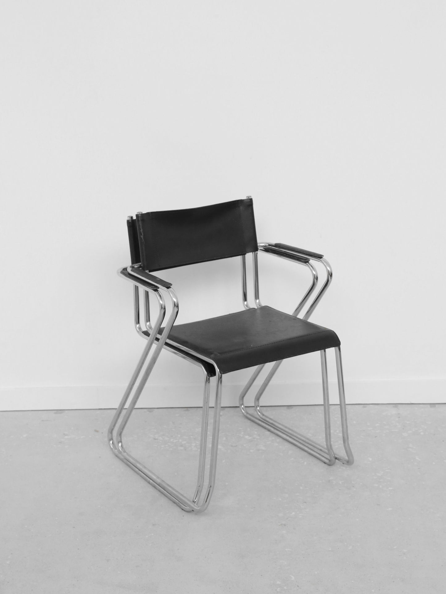 Chrome Tubular Chair Set Chairs