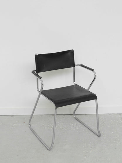 Chrome Tubular Chair Set Chairs