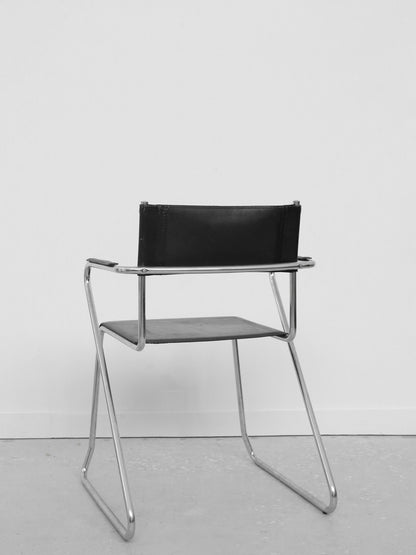 Chrome Tubular Chair Set Chairs