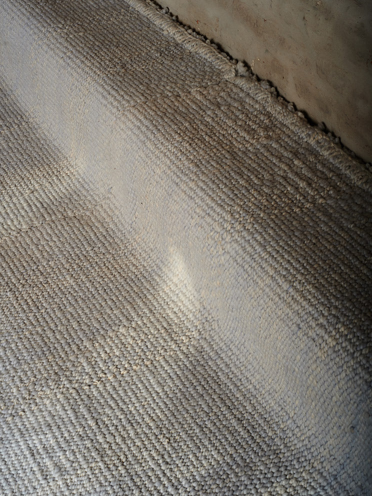 Cielo Rug in Medium Texture  - Carded Wool Rugs