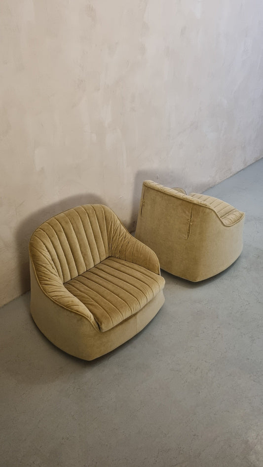 Ciprea Armchairs Designed by Afra E Tobia Scarpa for Cassina, 1968 Chairs