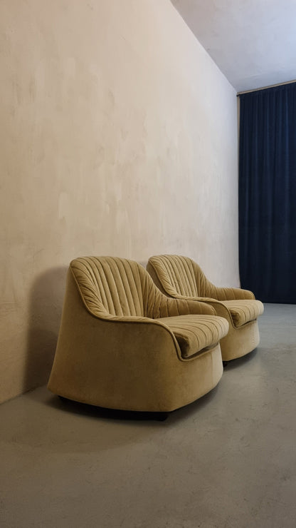 Ciprea Armchairs Designed by Afra E Tobia Scarpa for Cassina, 1968 Chairs