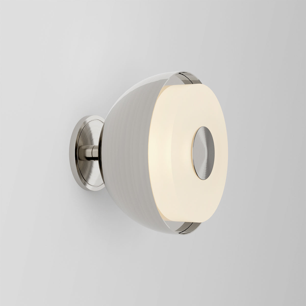 Circ 9 Wall Light in Brushed Nickel Sconces