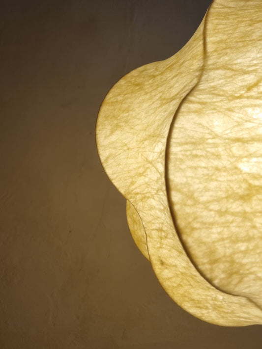 Cocoon Suspension Lamp of Italian Production, 1960s Pendant Lights