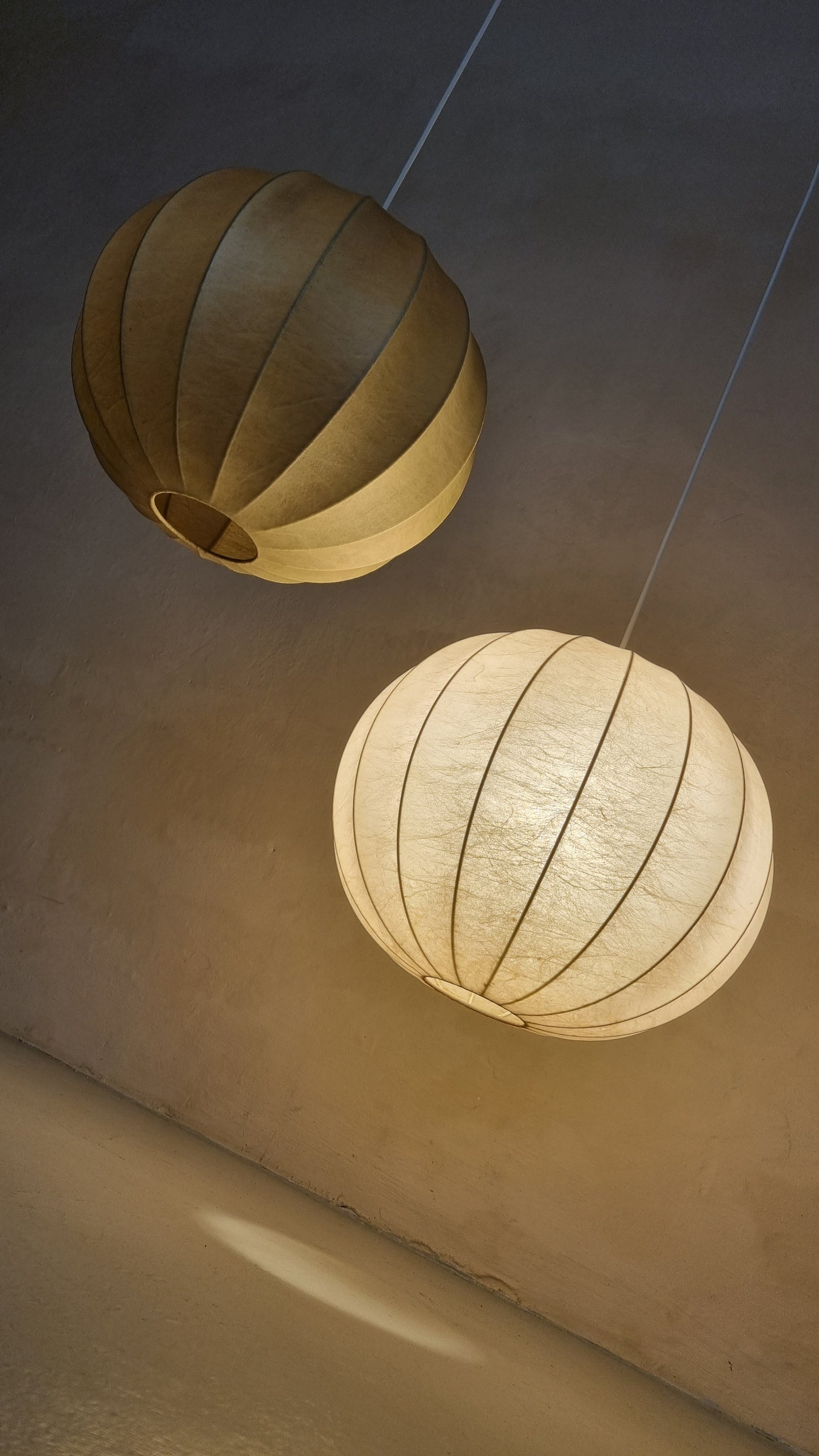 Cocoon Ceiling Lamps (Set of Two)