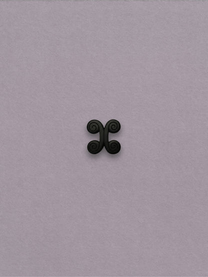 Coil Knob Hardware - Satin Black