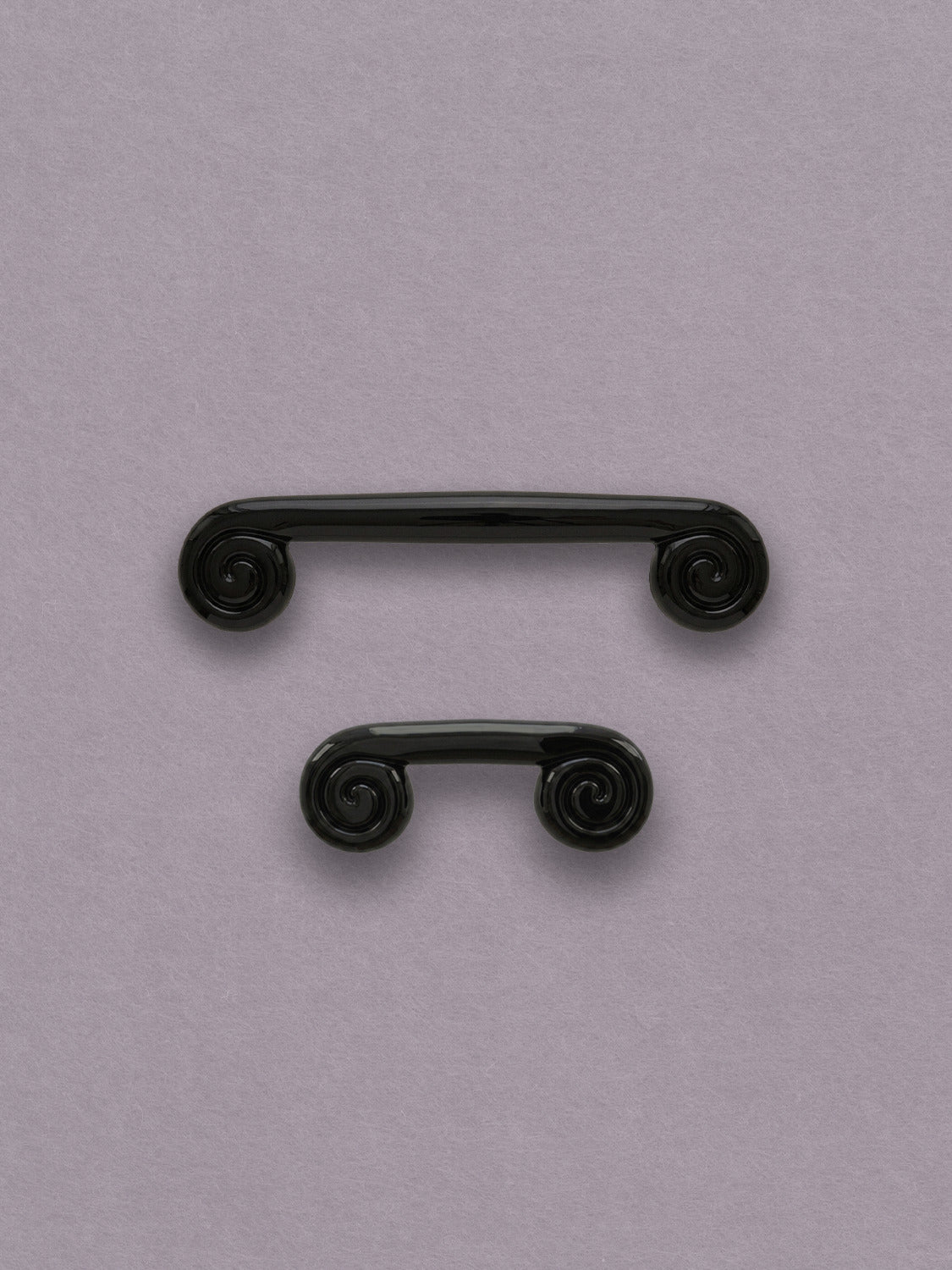 Coil Pull - 4" Hardware - Glossy Black