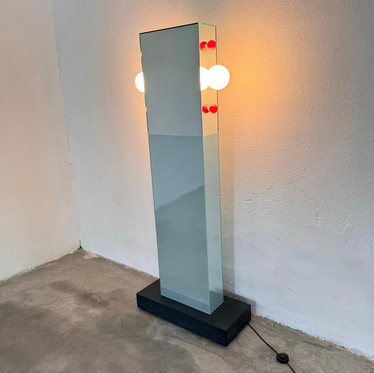 Contemporary 'Shibam 2' Totem Mirror by Ettore Sottsass Jr. for Glas Italia Mirrors