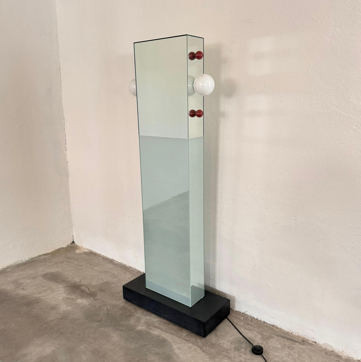 Contemporary 'Shibam 2' Totem Mirror by Ettore Sottsass Jr. for Glas Italia Mirrors