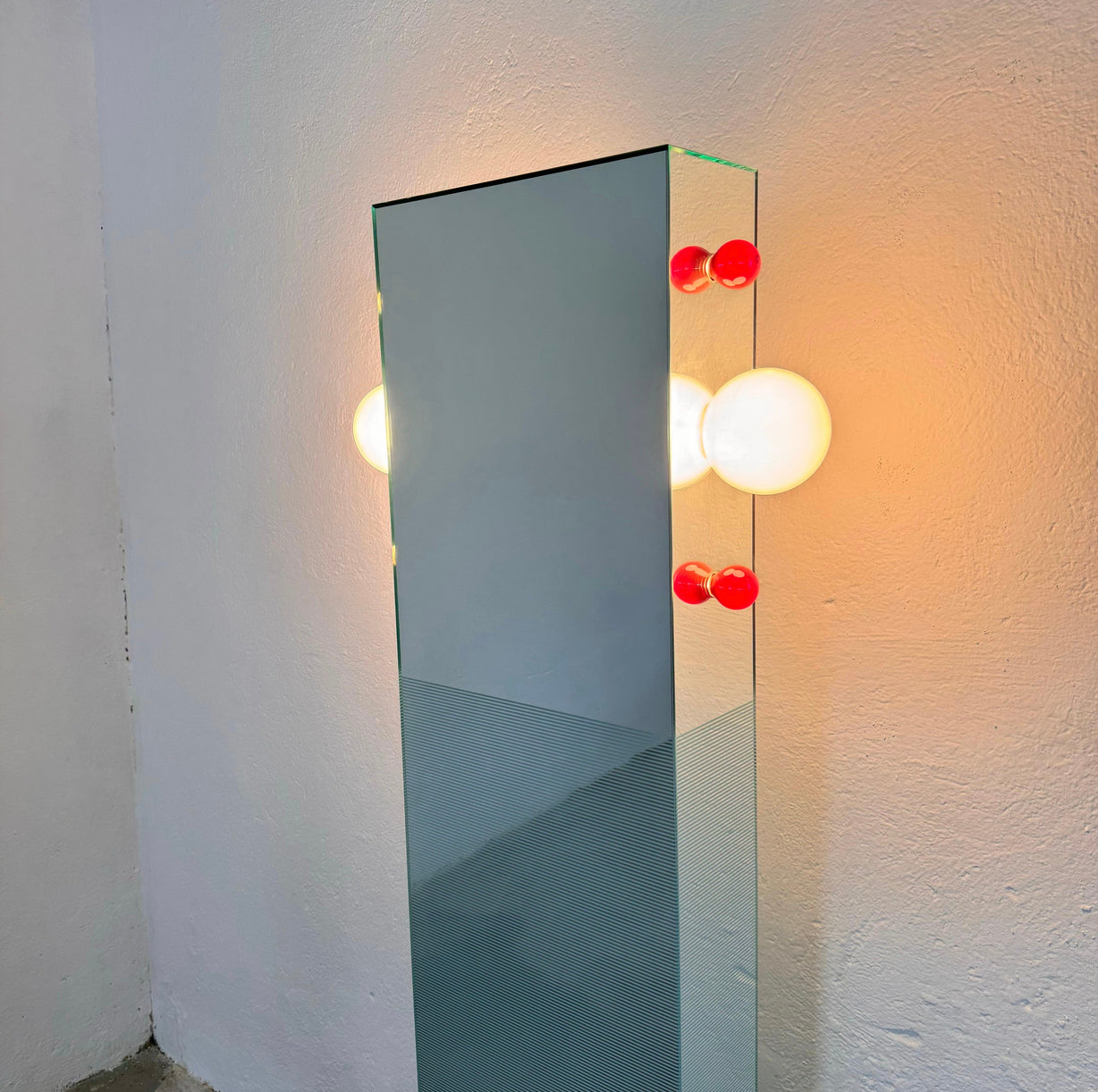 Contemporary 'Shibam 2' Totem Mirror by Ettore Sottsass Jr. for Glas Italia Mirrors