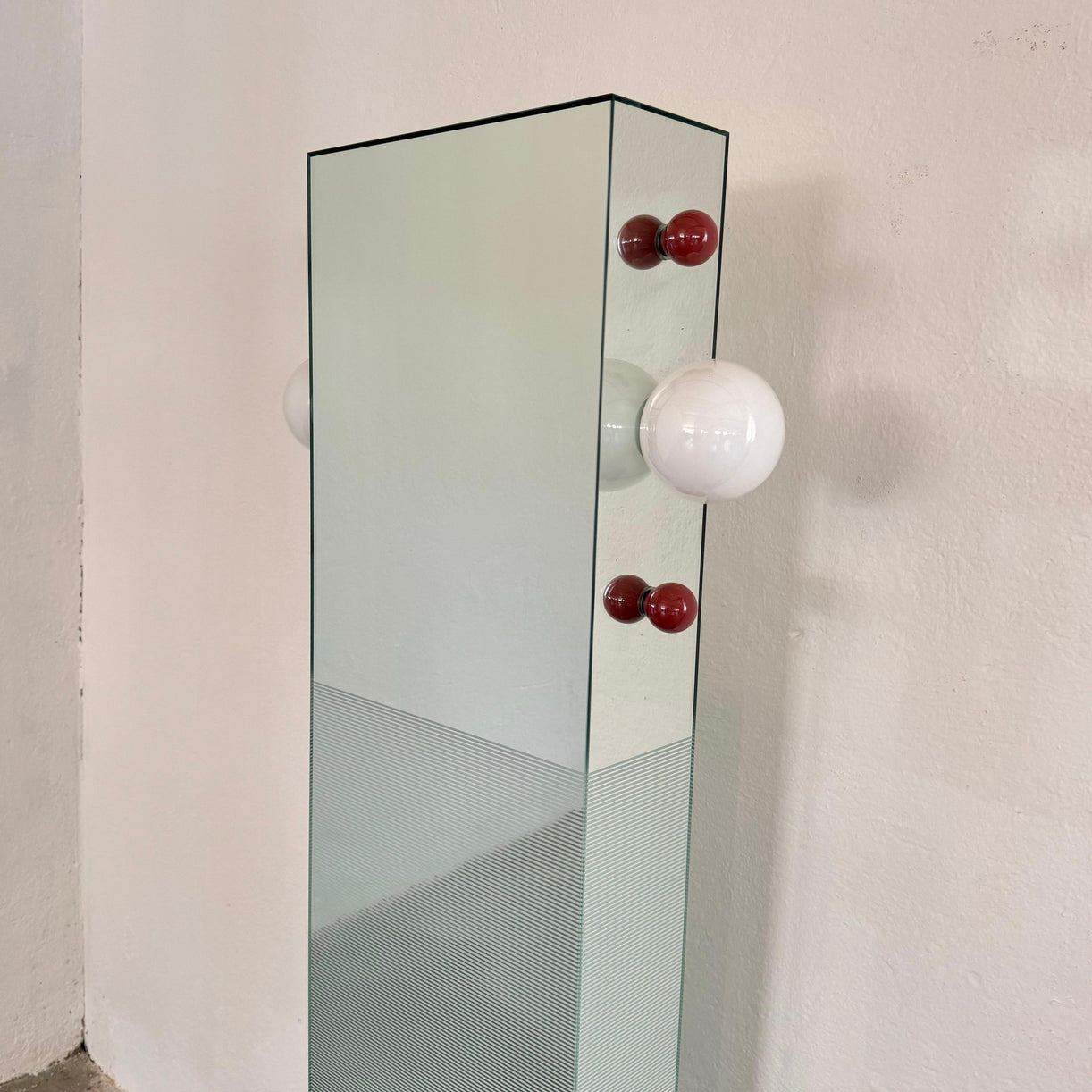 Contemporary 'Shibam 2' Totem Mirror by Ettore Sottsass Jr. for Glas Italia Mirrors