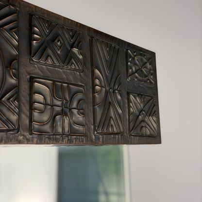 Large Copper Wall Mirror by Santambrogio & De Berti, Italy, 1965 Mirrors