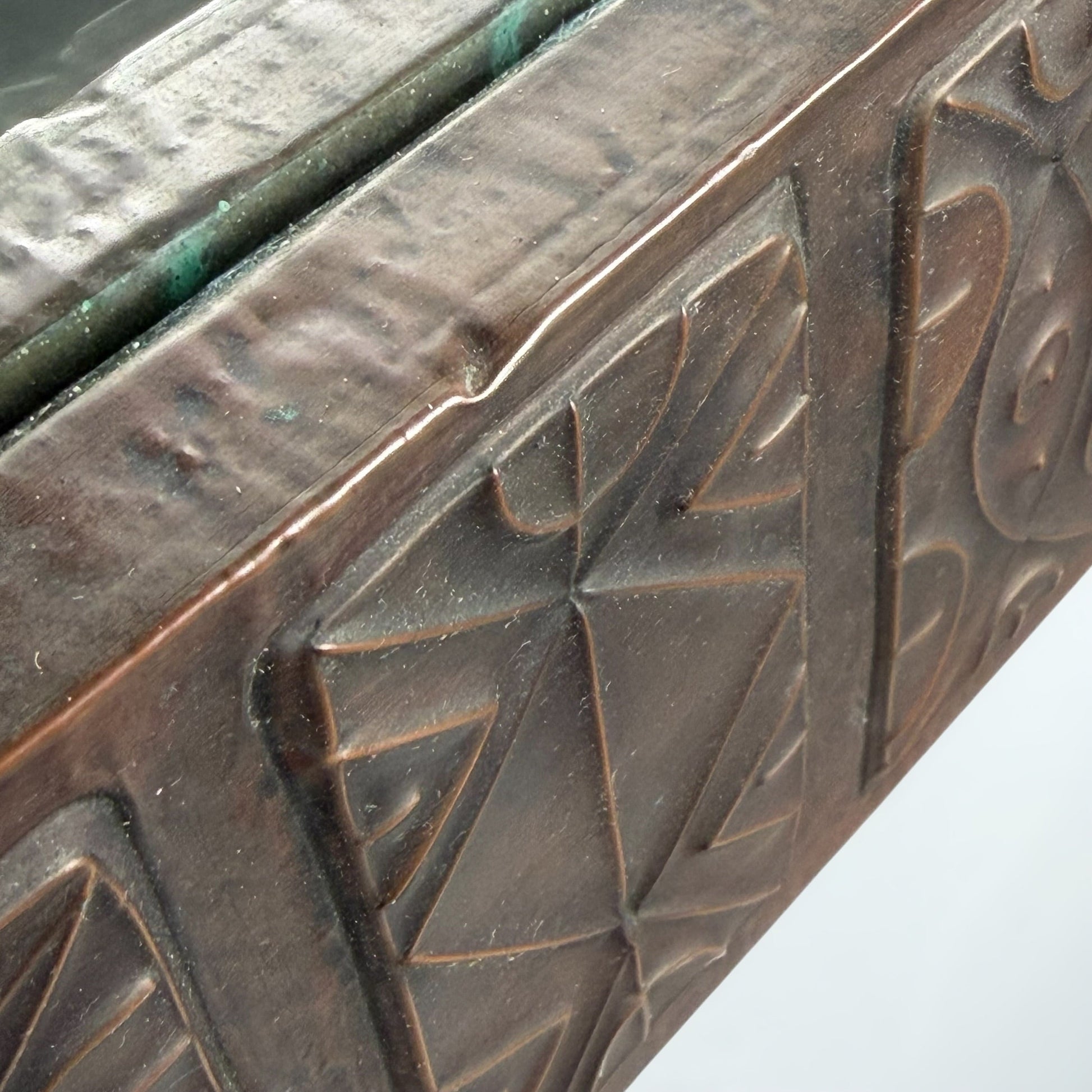 Large Copper Wall Mirror by Santambrogio & De Berti, Italy, 1965 Mirrors