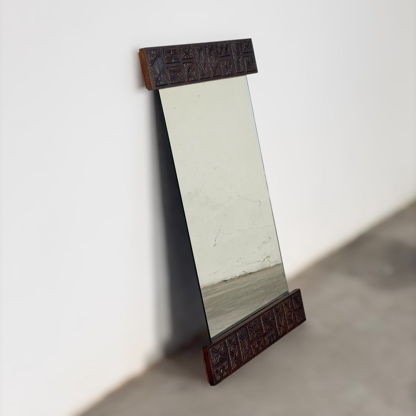 Large Copper Wall Mirror by Santambrogio & De Berti, Italy, 1965 Mirrors