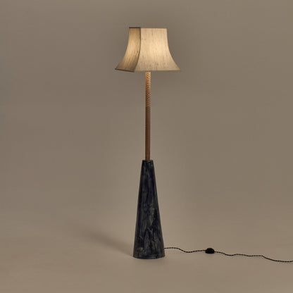 Coquete Floor Light in Brushed Blue Floor Lamps