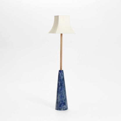 Coquete Floor Light in Brushed Blue Floor Lamps