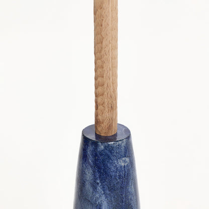 Coquete Floor Light in Brushed Blue Floor Lamps