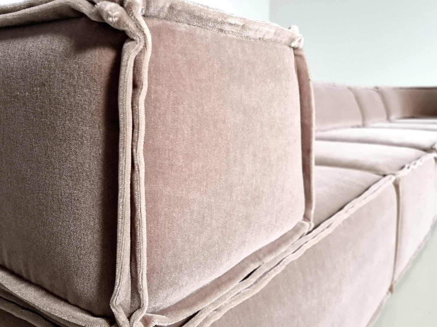 Cor Trio Sofa in Beige Mohair by Team Form Ag for Cor Furniture, 1970s Sofas
