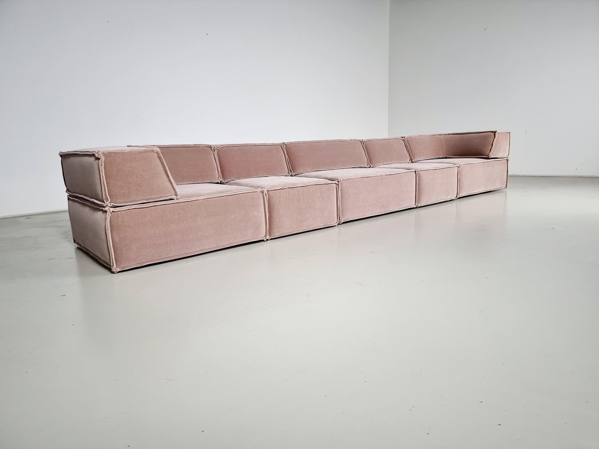 Cor Trio Sofa in Beige Mohair by Team Form Ag for Cor Furniture, 1970s Sofas