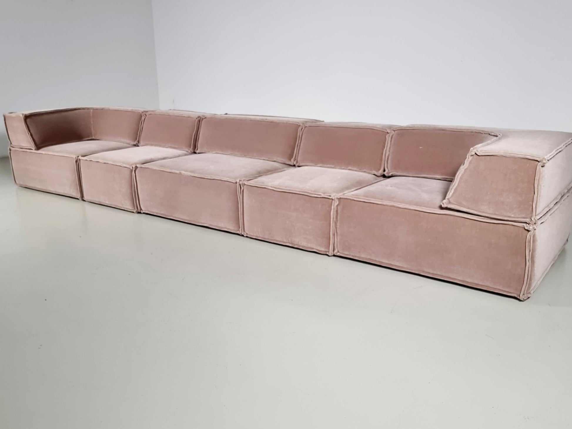 Cor Trio Sofa in Beige Mohair by Team Form Ag for Cor Furniture, 1970s Sofas