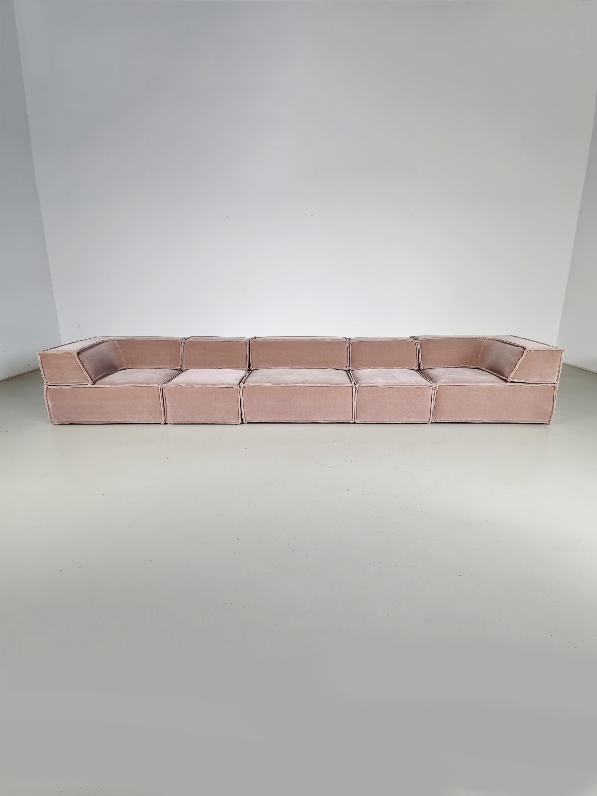 Cor Trio Sofa in Beige Mohair by Team Form Ag for Cor Furniture, 1970s Sofas