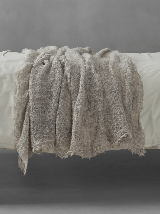 Cozy Throw in Mastice by Society Limonta