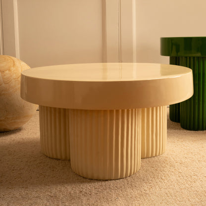 Cream and Green Nesting Tables Nesting Tables