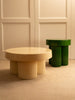 Cream and Green Nesting Tables Nesting Tables