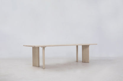 Crest 108" Nude Dining Table by Sun at Six Dining Tables