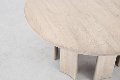 Crest Round Nude Dining Table by Sun at Six Dining Tables