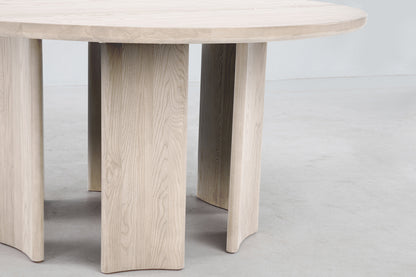 Crest Round Nude Dining Table by Sun at Six Dining Tables