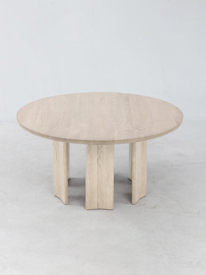 Crest Round Nude Dining Table by Sun at Six Dining Tables