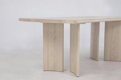 Crest 78" Nude Dining Table by Sun at Six Dining Tables