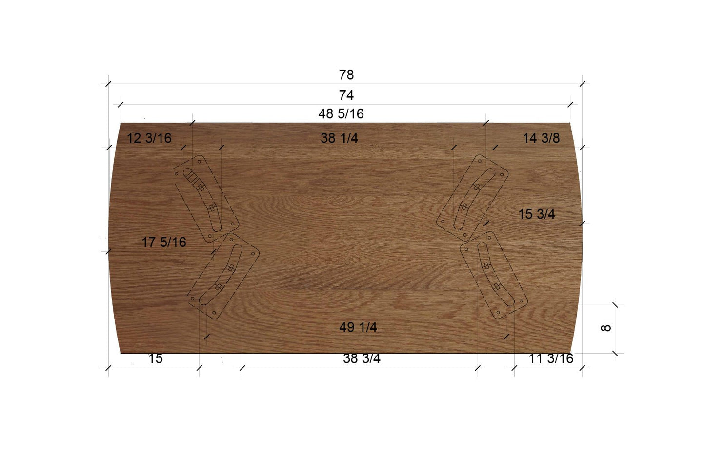 Crest Dining Table by Sun at Six Dining Tables