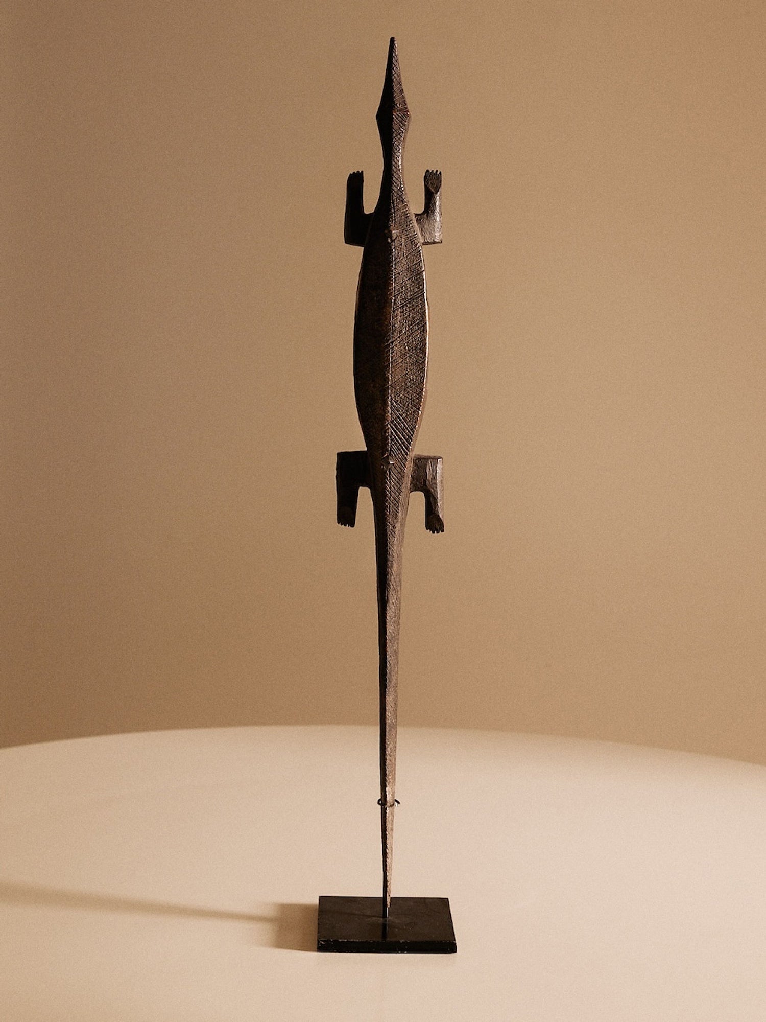 Crocodile Sculpture, Mali Africa Sculptures