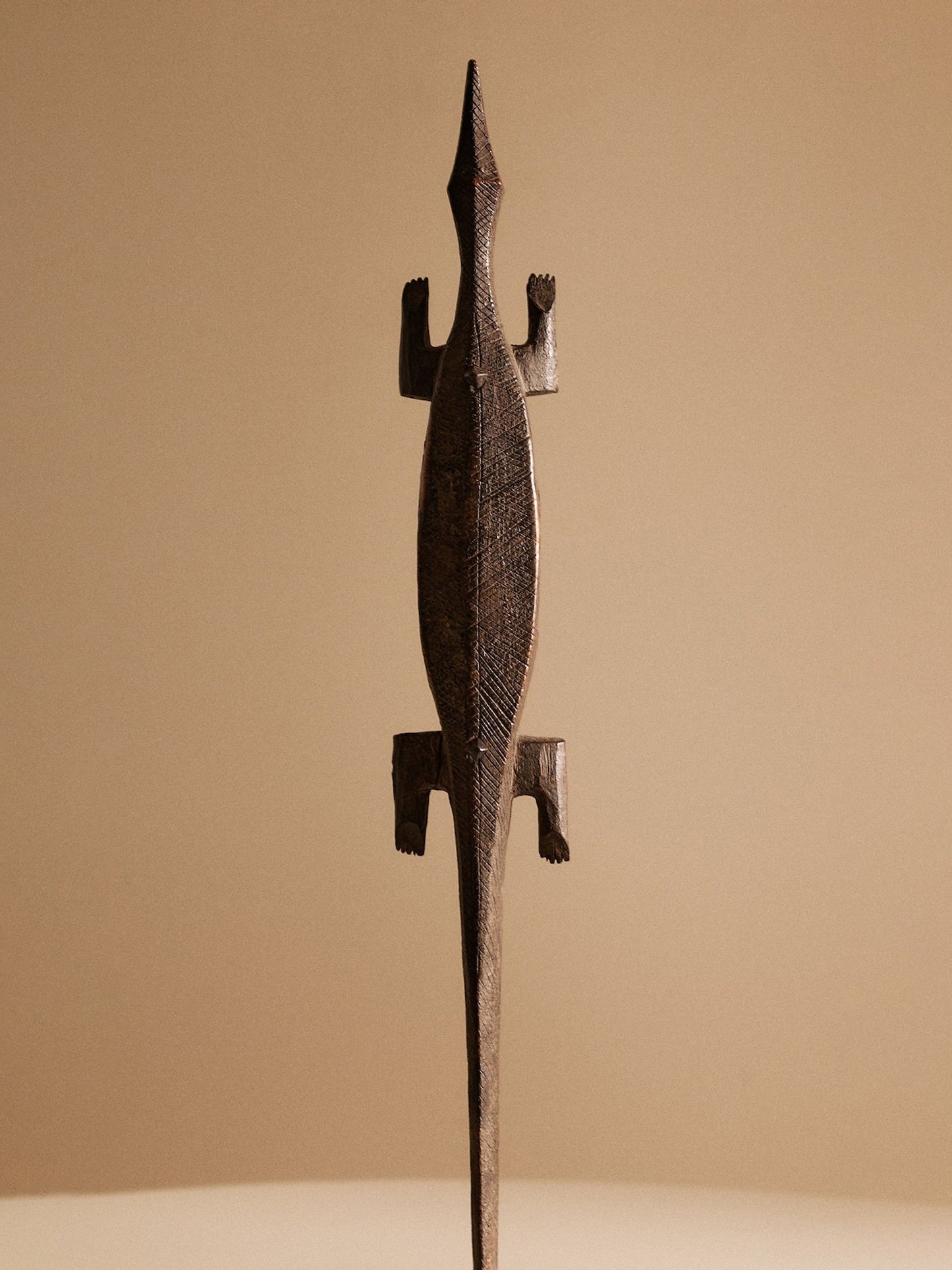 Crocodile Sculpture, Mali Africa Sculptures