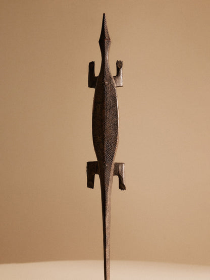 Crocodile Sculpture, Mali Africa Sculptures