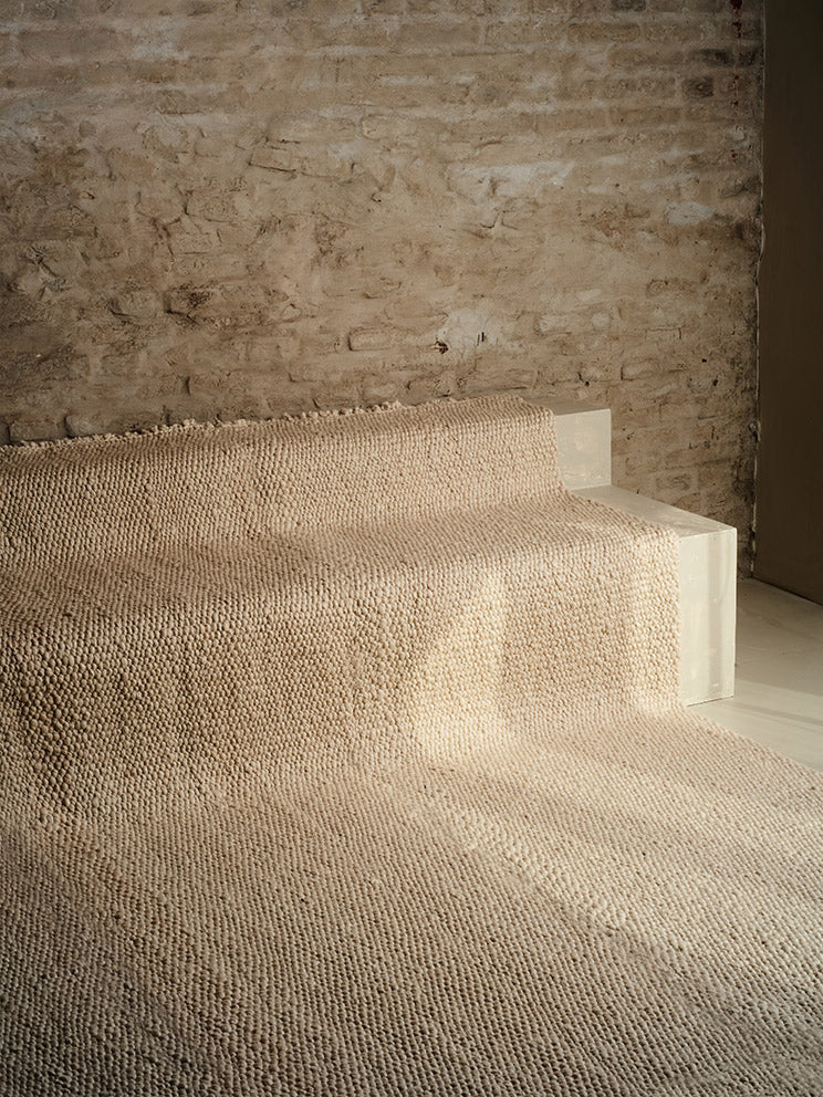 Crudo Rug in Soga Texture - Carded Wool Rugs