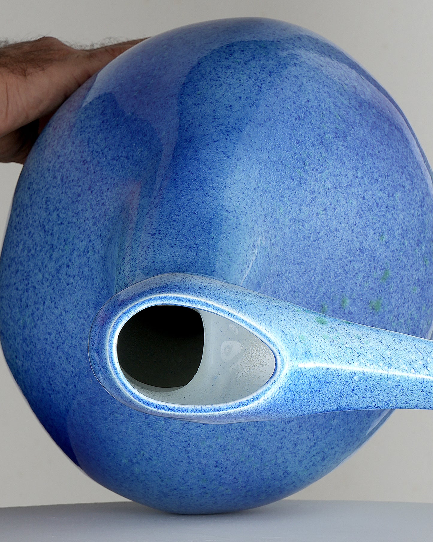 Blue Flamingo Vase, 2023