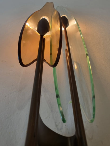 Dahlia Mod. 1461 Wall Sconce by Max Ingrand for Fontana Arte, 1955 Sconces