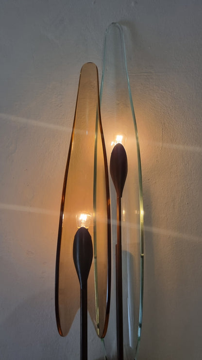 Dahlia Mod. 1461 Wall Sconce by Max Ingrand for Fontana Arte, 1955 Sconces