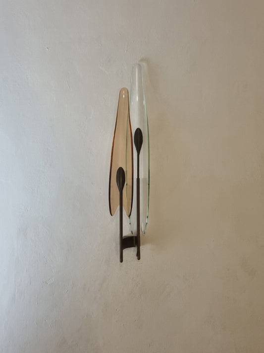 Dahlia Mod. 1461 Wall Sconce by Max Ingrand for Fontana Arte, 1955 Sconces