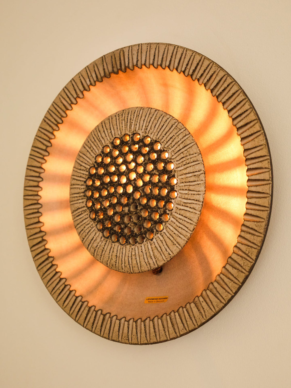 Danish Ceramic Wall Sconce Sconces - On