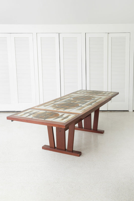 Danish Tile-Top Dining Table Dining Tables