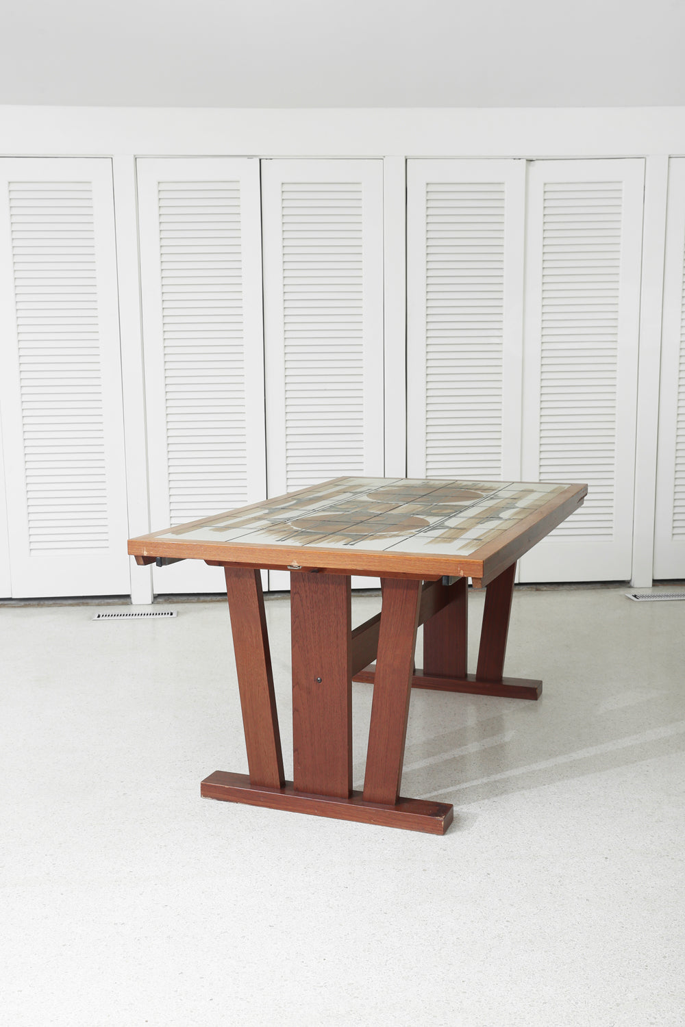 Danish Tile-Top Dining Table Dining Tables