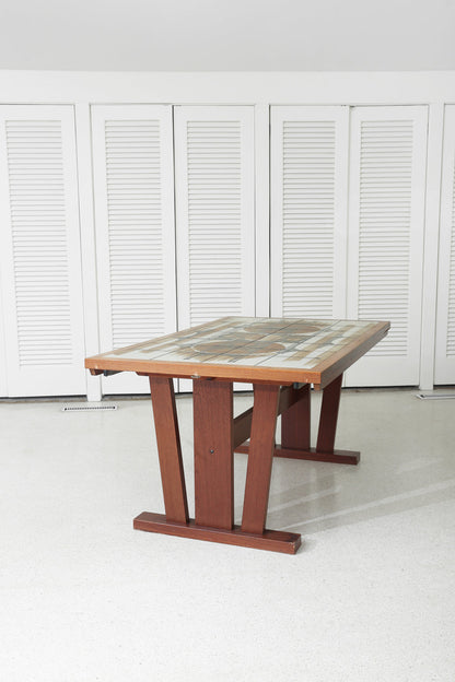 Danish Tile-Top Dining Table Dining Tables