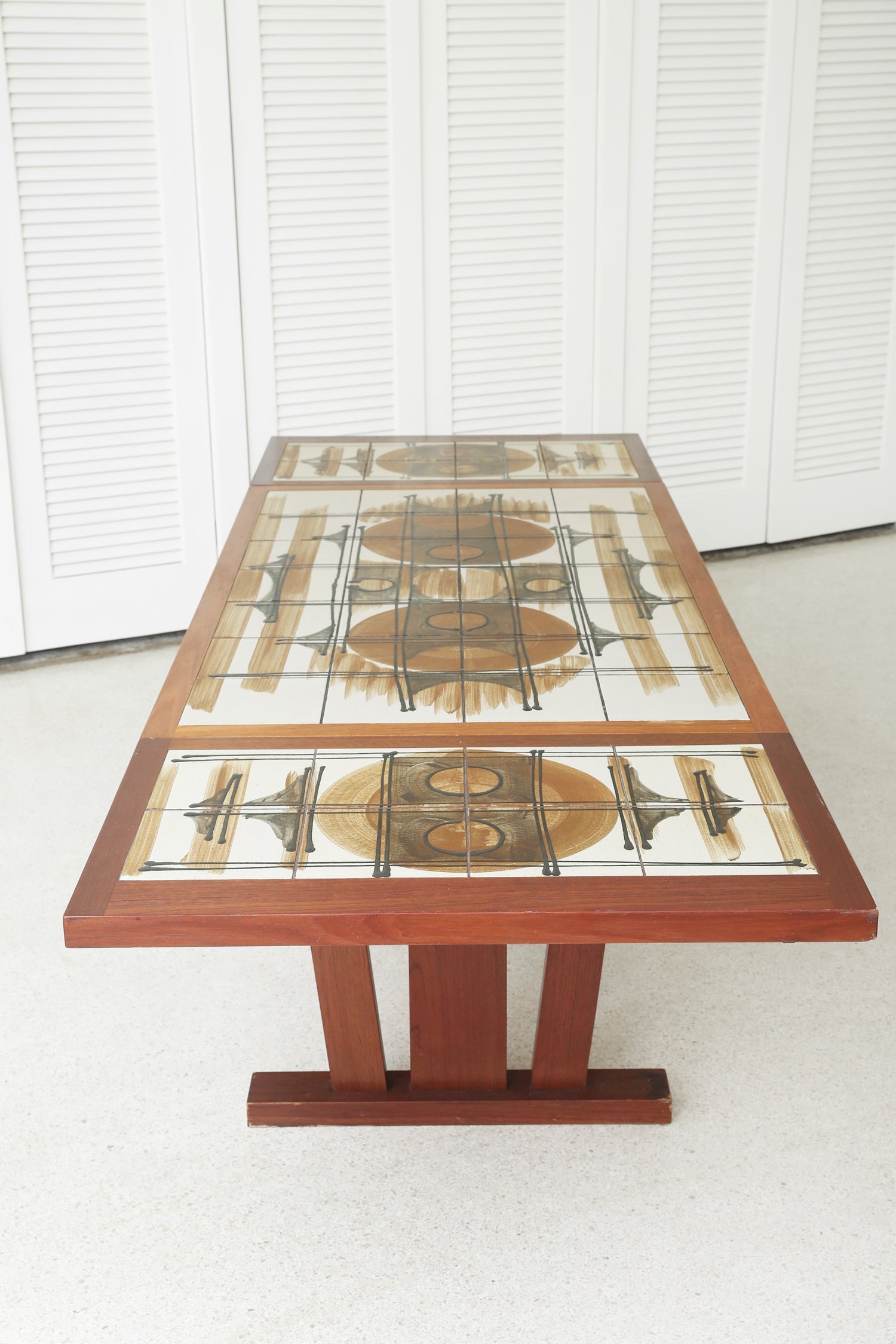 Danish Tile-Top Dining Table Dining Tables